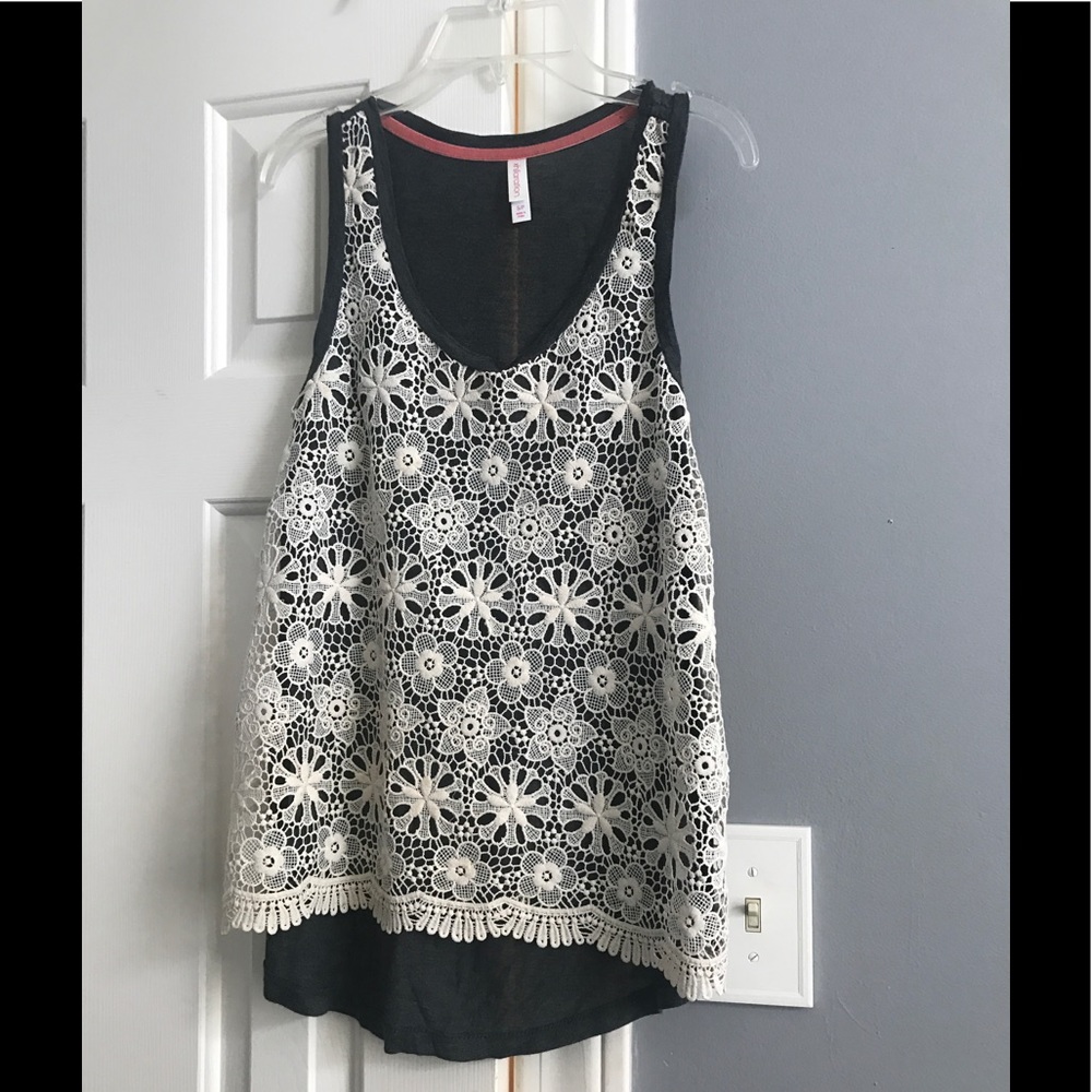 Lace tank top
